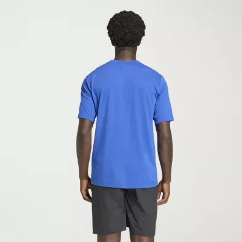 adidas Essentials Feel Ready Mens Crew Neck Short Sleeve Active Big and Tall T-Shirt