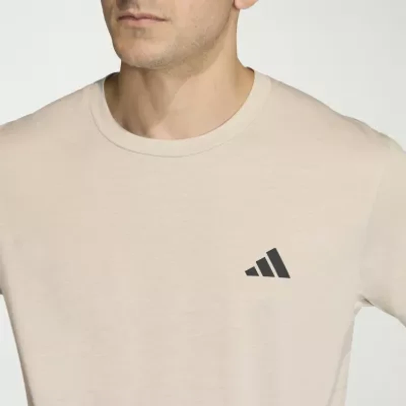 adidas Essentials Feel Ready Mens Crew Neck Short Sleeve Active Big and Tall T-Shirt