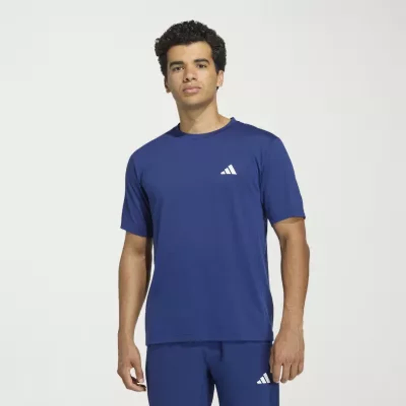 adidas Essentials Feel Ready Mens Crew Neck Short Sleeve Active Big and Tall T-Shirt