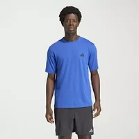 adidas Essentials Feel Ready Mens Crew Neck Short Sleeve Active Big and Tall T-Shirt