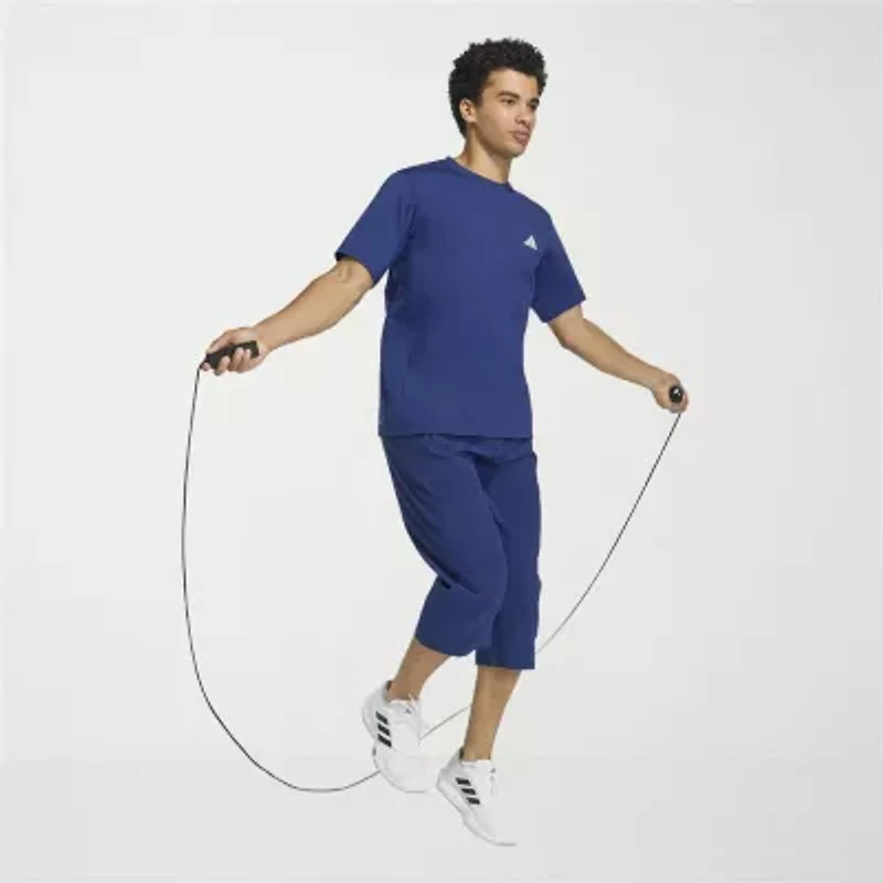 adidas Essentials Feel Ready Mens Crew Neck Short Sleeve Active Big and Tall T-Shirt