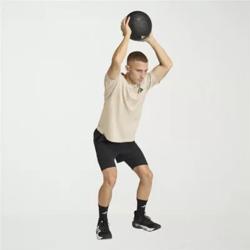 adidas Essentials Feel Ready Mens Crew Neck Short Sleeve Active Big and Tall T-Shirt