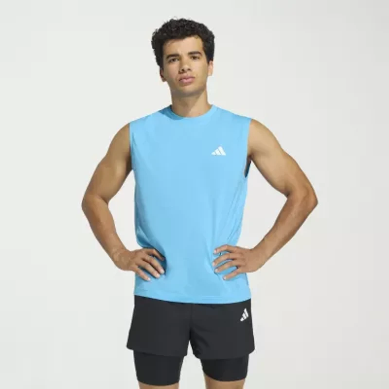 adidas Essentials Feel Ready Mens Crew Neck Sleeveless Active Big and Tall T-Shirt