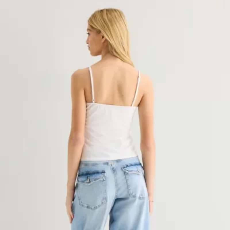 Forever 21 Womens Juniors V Neck Sleeveless Camisole