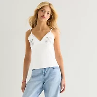 Forever 21 Womens Juniors V Neck Sleeveless Camisole