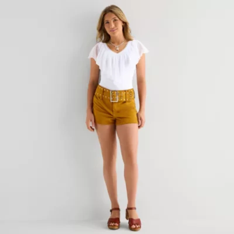 Forever 21 Womens Juniors V Neck Short Sleeve T-Shirt