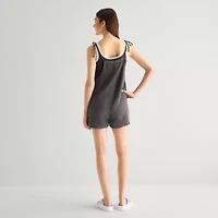 Arizona Sleeveless Womens Shortalls Juniors