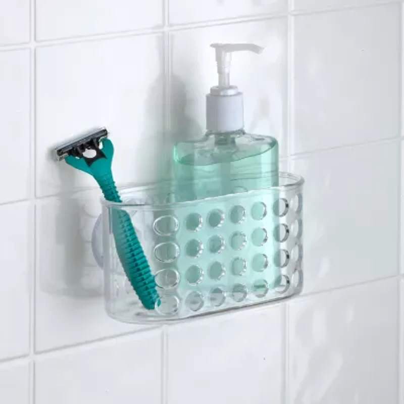 Kennedy International Clear Suction Bath Basket