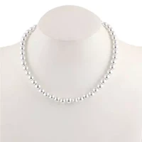 Monet Jewelry Silver Tone Womens 16 Inch Strand Necklace