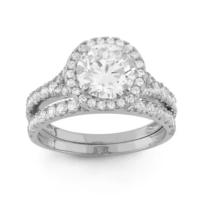 Womens 2 CT. T.W. Cubic Zirconia 10K Gold Square Solitaire Engagement Ring