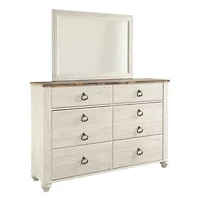 Signature Design by Ashley® Smithfield Two Tone Dresser and Mirror