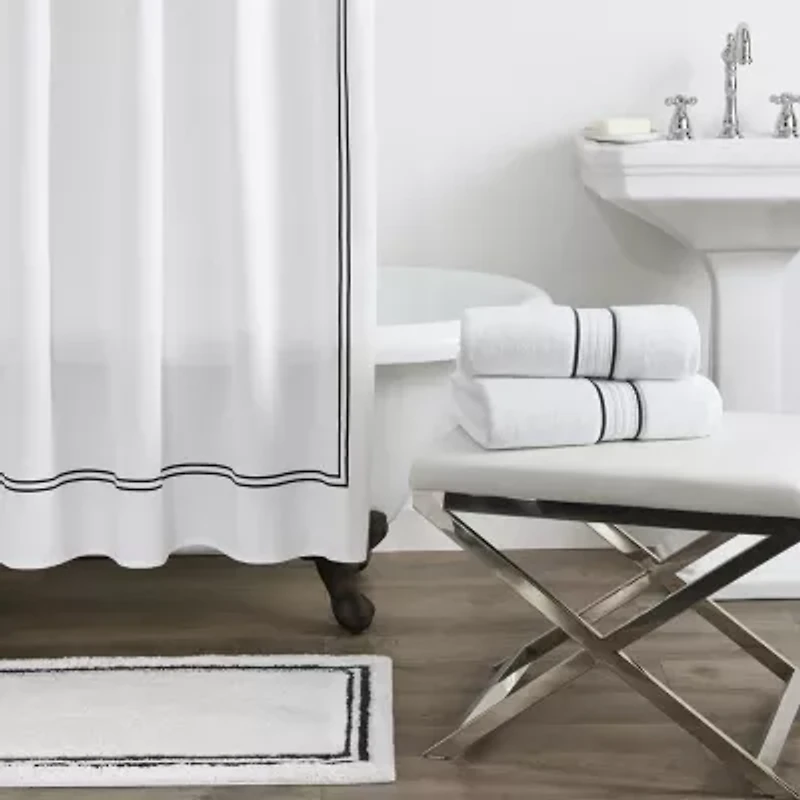 Fieldcrest Luxury Border Stripe Bath Rug