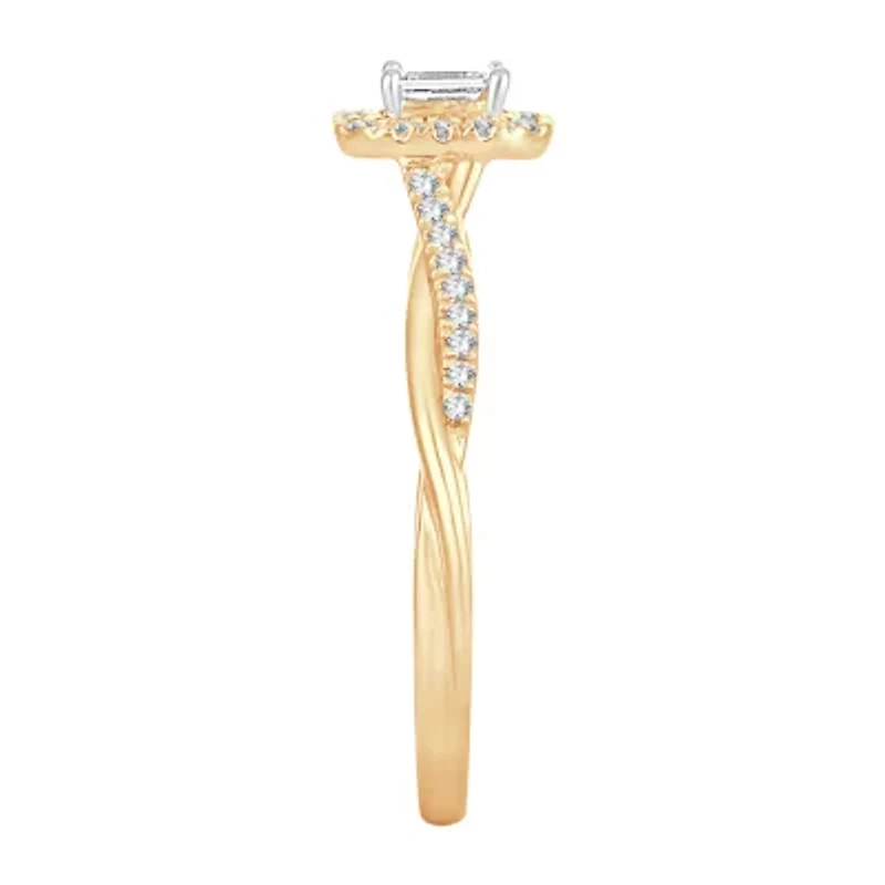 Womens / CT. T.W. Natural White Diamond 10K Gold Engagement Ring