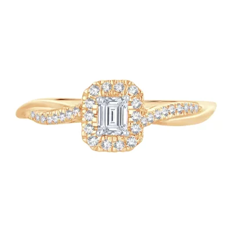 Womens / CT. T.W. Natural White Diamond 10K Gold Engagement Ring