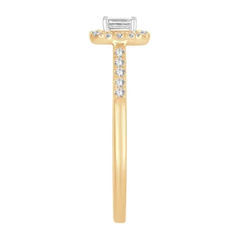 Womens / CT. T.W. Natural White Diamond 10K Gold Engagement Ring