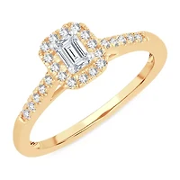 Womens / CT. T.W. Natural White Diamond 10K Gold Engagement Ring