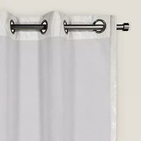 Eclipse Ambiance Lattice Draft Stopper Grommet Top Energy Saving 100% Blackout Single Curtain Panel