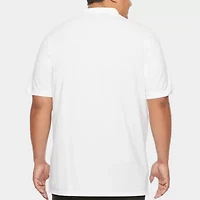 St. John's Bay Premium Stretch Big and Tall Mens Classic Fit Short Sleeve Polo Shirt