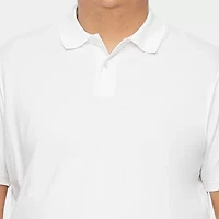 St. John's Bay Premium Stretch Big and Tall Mens Classic Fit Short Sleeve Polo Shirt