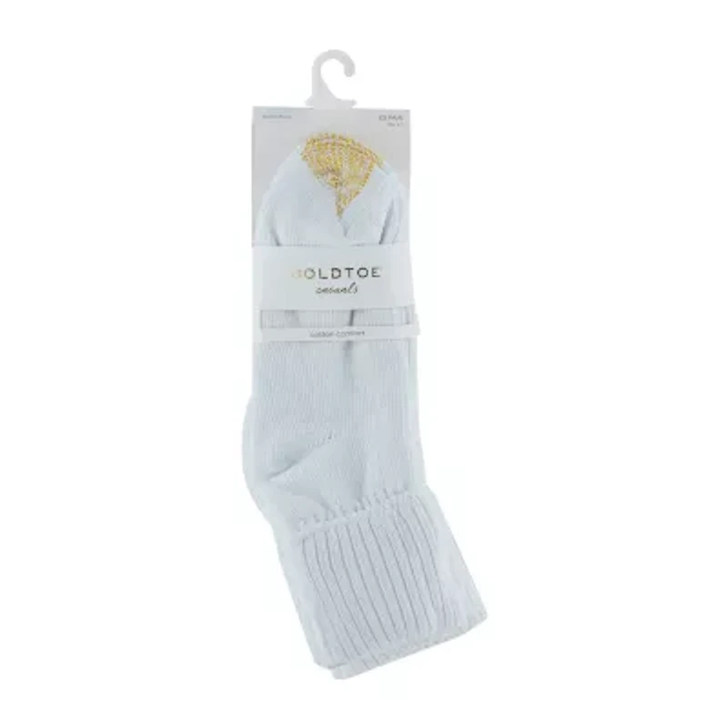 Gold Toe Bermuda Womens 3 Pair Turncuff Socks