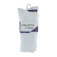 Gold Toe Ultra Tec Womens 3 Pair Crew Socks
