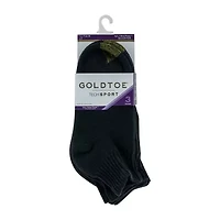 Gold Toe Ultra Tec Womens Multi-Pack 3 Pair Quarter Ankle Socks