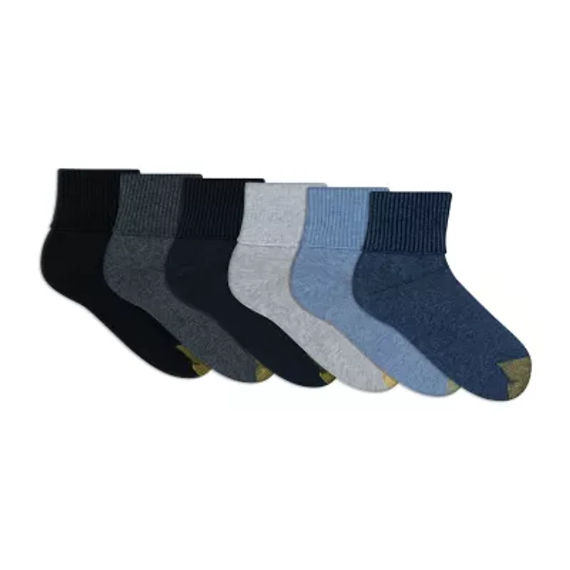 Gold Toe Womens 6 Pair Turncuff Socks