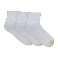 Gold Toe Ultra Soft Womens Multi-Pack 3 Pair Turncuff Socks