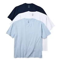 Stafford Heavyweight Mens 3 Pack Short Sleeve Crew Neck T-Shirt Big