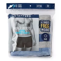 Stafford Bonus Pack Mens 5 Boxer Briefs 302864