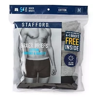 Stafford Bonus Pack Mens 5 Boxer Briefs 302864