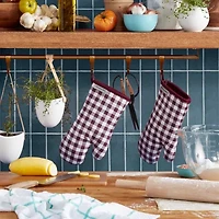 KitchenAid Gingham 2-pc. Oven Mitt Set