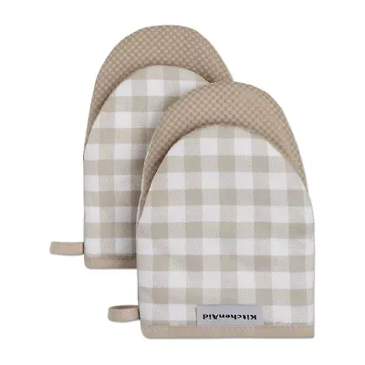 KitchenAid Gingham Mini 2-pc. Oven Mitt Set