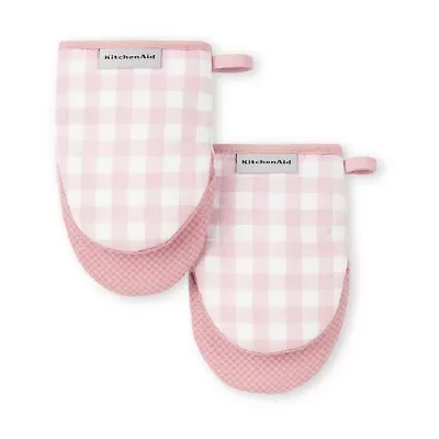 KitchenAid Gingham Mini 2-pc. Oven Mitt Set