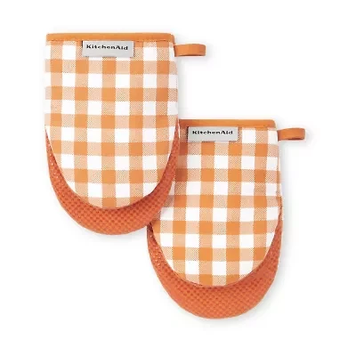 KitchenAid Gingham Mini 2-pc. Oven Mitt Set