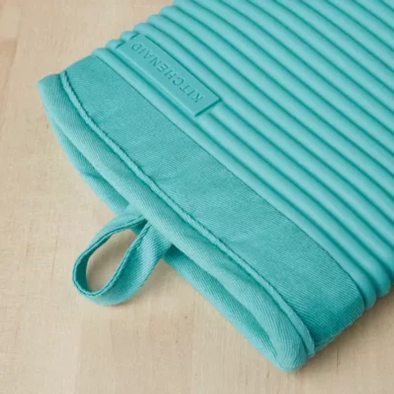 KitchenAid Ribbed Silicone 2-pc. Oven Mitt Set