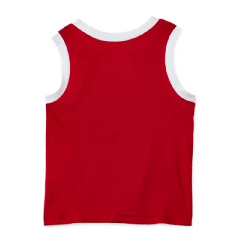 Okie Dokie Active Toddler & Little Boys Crew Neck Moisture Wicking Sleeveless Active Tank Top