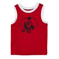 Okie Dokie Active Toddler & Little Boys Crew Neck Moisture Wicking Sleeveless Active Tank Top