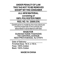 Laurel Manor Toile Garden Square Throw Pillow