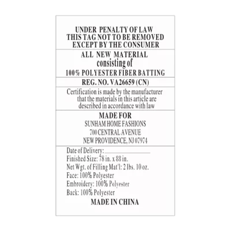 Eden & Oak Milano 10-pc. Midweight Embroidered Comforter Set