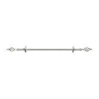 Metallo ¾in Adjustable Curtain Rod with Lexus Finial