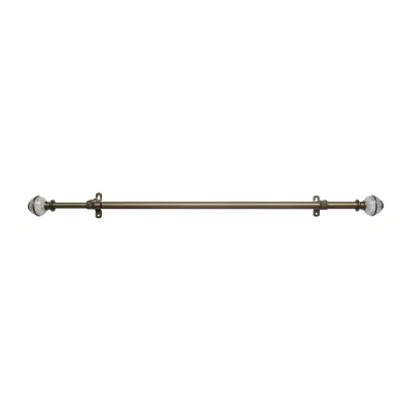 Camino ¾" Adjustable Curtain Rod with Lancaster Finial