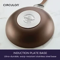 Circulon Symmetry Hard Anodized 12" Chef Frying Pan with Lid