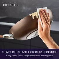 Circulon Symmetry Hard Anodized 12" Chef Frying Pan with Lid