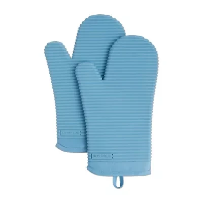 KitchenAid Ribbed Silicone 2-pc. Oven Mitt Set