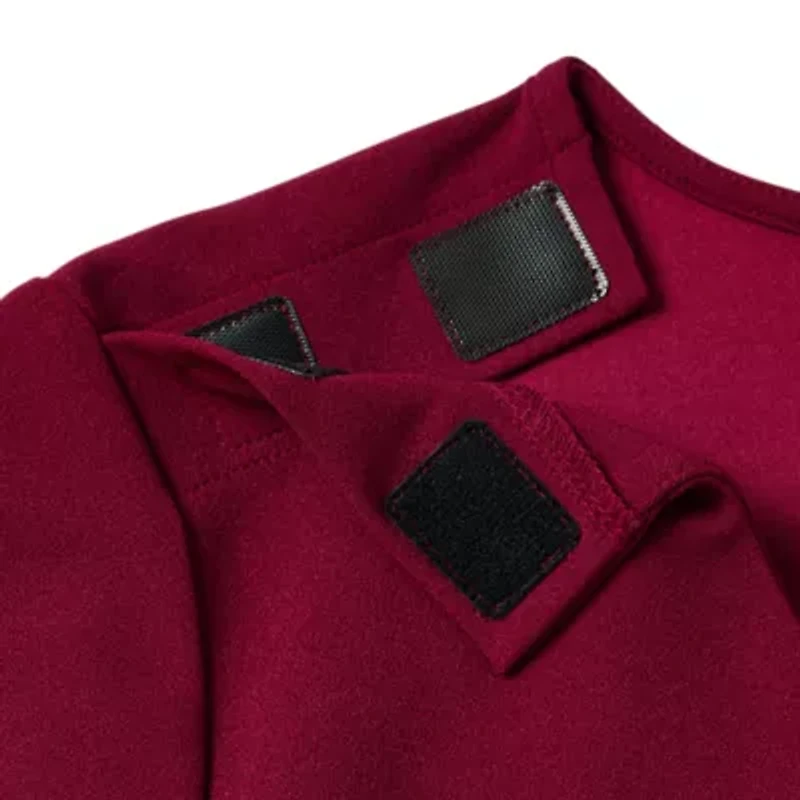 Liz Claiborne Adaptive Texture Tee Womens Easy-on + Easy-off Round Neck Short Sleeve Blouse