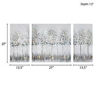Madison Park Blue Midst Forest Canvas Art