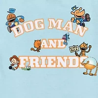 Dogman Little & Big Kid Girls Round Neck Short Sleeve Regular Fit Graphic T-Shirt