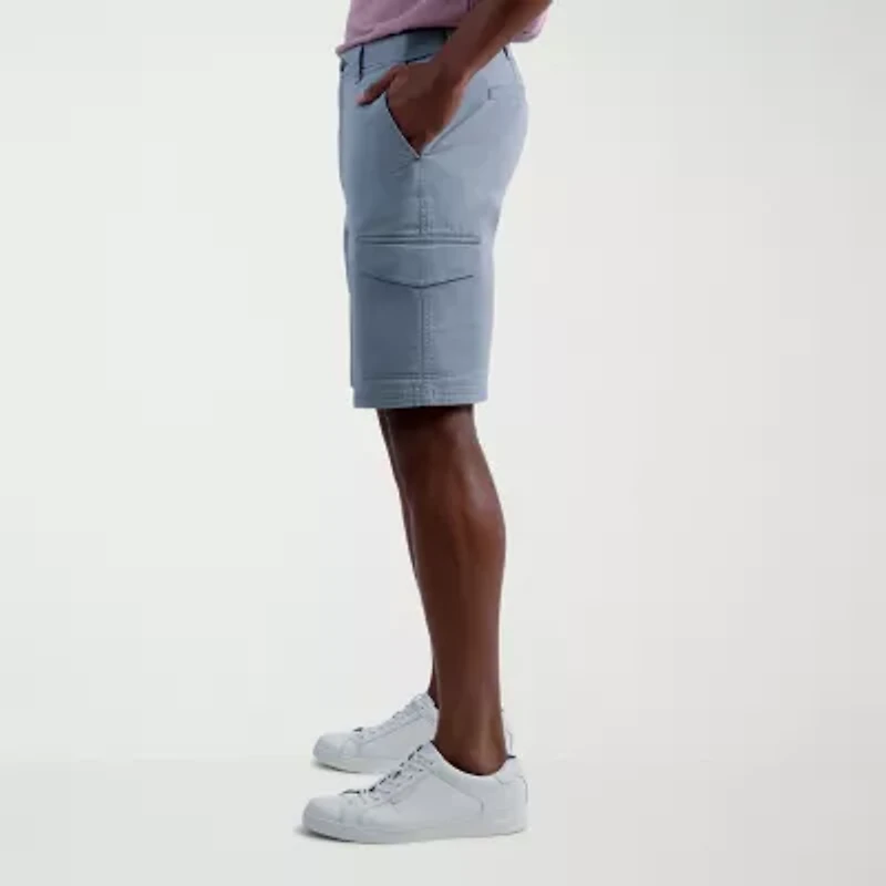 Haggar Cotton Mens 10 1/2" Mid Rise Cargo Short