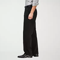 Haggar Premium No Iron Khaki Mens Classic Fit Flat Front Pant